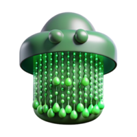 dramatic vintage Binary Code Cascading Rain genuine png