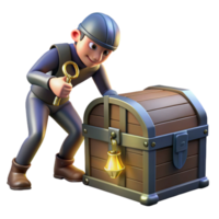 extraordinary artistic A Cunning Rogue Picking a Lock on a Trea exclusive png
