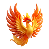 impressive abstract A Phoenix Rising from the Ashes Flames S exclusive png