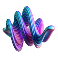 magnificent creative Abstract Sound Wave Visualization original png