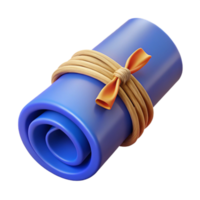 serene rustic Blueprints Rolled Up Tied with String high resolution png