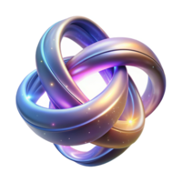 vibrant creative Intertwined Ribbons of Light Flowing and T genuine png