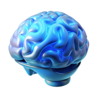 wonderful modern A Holographic Projection of a Human Brai premium png