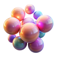 extraordinary abstract A Field of Colorful Translucent Orbs F exclusive png