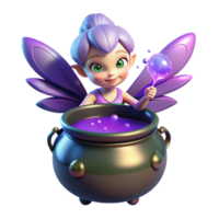magnificent classic A Mischievous Pixie with Iridescent Wings original png