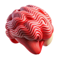 magnificent rustic Brain Waves Abstract Design Red Lines Transparent Background authentic png