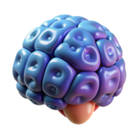 vibrant creative Brain with Binary Code Overlay Transparent exclusive png