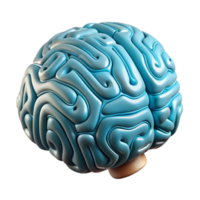 elegant modern Brain with Circuit Board Pattern on White png