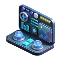 wonderful rustic A Futuristic Interface Displayed on a Tr premium png