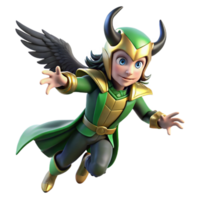 impressive rustic A Mischievous Loki Transforming Into a Rav premium png