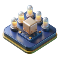wonderful vintage A Microscopic View of Transistors on A detailed png