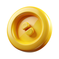 beautiful rustic Bright Yellow Button Shank Detail Transparent Background png