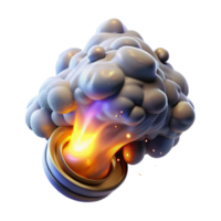 impressive artistic Fluid Dynamics Simulation of Swirling Smok high quality png