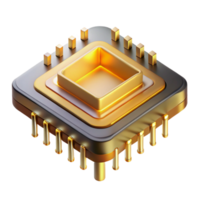 serene rustic A Single Microchip Magnified to Reveal It high resolution png