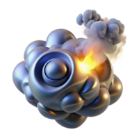 magnificent rustic Fluid Dynamics Simulation of Swirling Smok original png