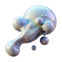 vibrant traditional Bubble Stream Rising Upward Transparent Background genuine png
