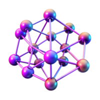 extraordinary abstract A Network of Interconnected Nodes Pulsat 4K png