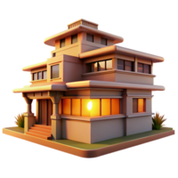 elegant traditional A Frank Lloyd Wright Inspired Prairie Hou exclusive png