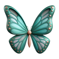 serene rustic Butterfly Wings Open Cutout Element high resolution png