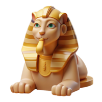 wonderful rustic A Wise Old Sphinx Posing a Riddle in a Des detailed png
