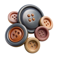 stunning classic Button Collection in Different Sizes Cutout authentic png