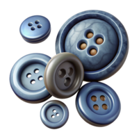 magnificent minimalist Button Collection in Different Sizes Cutout premium png