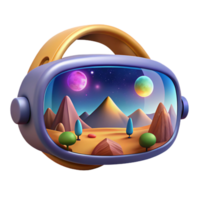 extraordinary traditional A Virtual Reality Headset Displaying a Br authentic png