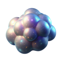 stunning abstract A Cloud of Glowing Particles Forming the S original png