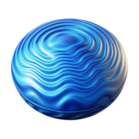 serene vintage Calm Water Ripples Blue Gradient Transparent Background high quality png