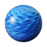 serene creative Calm Water Ripples Blue Gradient Transparent Background high resolution png
