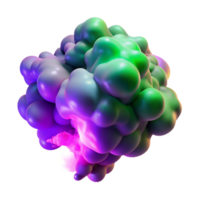 magnificent traditional A Cloud of Iridescent Smoke Swirling An high resolution png