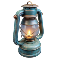 serene abstract Camping Lantern Front View Transparent Background professional png