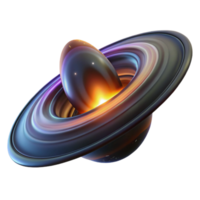 beautiful abstract A Spaceship Entering a Black Hole Swirl premium png