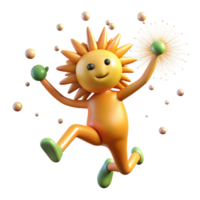 magnificent modern A Playful Sprite Dancing in a Sunbeam Su high resolution png