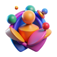 beautiful abstract An Abstract Representation of Human Consci detailed png