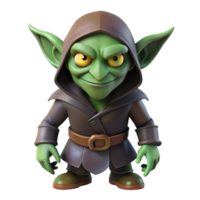 serene abstract A Cunning Goblin Assassin Lurking in The premium png