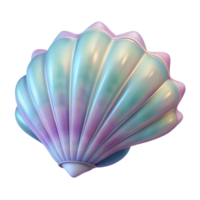 wonderful artistic A Seashell on the Beach Soft Pastel Color original png