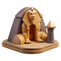 magnificent abstract A Mysterious Sphinx Guarding a Hidden Tom detailed png