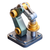 wonderful traditional A Robotic Arm Assembling a Microchip Intr 4K png