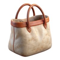 wonderful minimalist Canvas Tote Bag Front View Transparent Element professional png