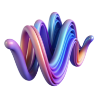 vibrant abstract Abstract Sound Wave Visualization genuine png
