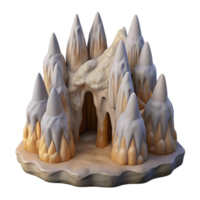 stunning modern Carlsbad Caverns Stalactites and Stalagmites Cutout authentic png