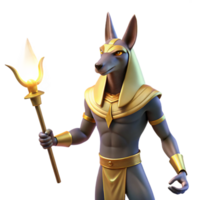 wonderful artistic Anubis Guiding a Soul to the Afterlife E genuine png
