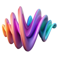 impressive rustic Abstract Sound Wave Visualization genuine png