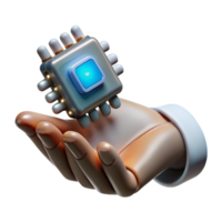 dramático resumen un cerca arriba de un cyborg s mano participación alto calidad png