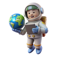 elegant creative A Lone Astronaut Floating in Space Holdi authentic png