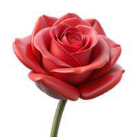 magnificent abstract A Single Rose Deep Red Color Cl professional png