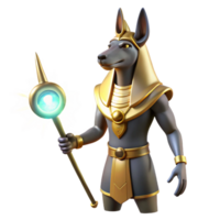 wonderful modern Anubis Guiding a Soul to the Afterlife E high resolution png