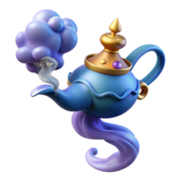 extraordinary contemporary A Powerful Djinn Emerging from a Magic Lam original png