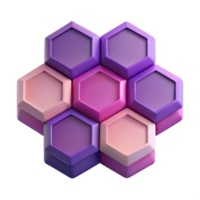 stunning vintage A Composition of Overlapping Hexagons In professional png